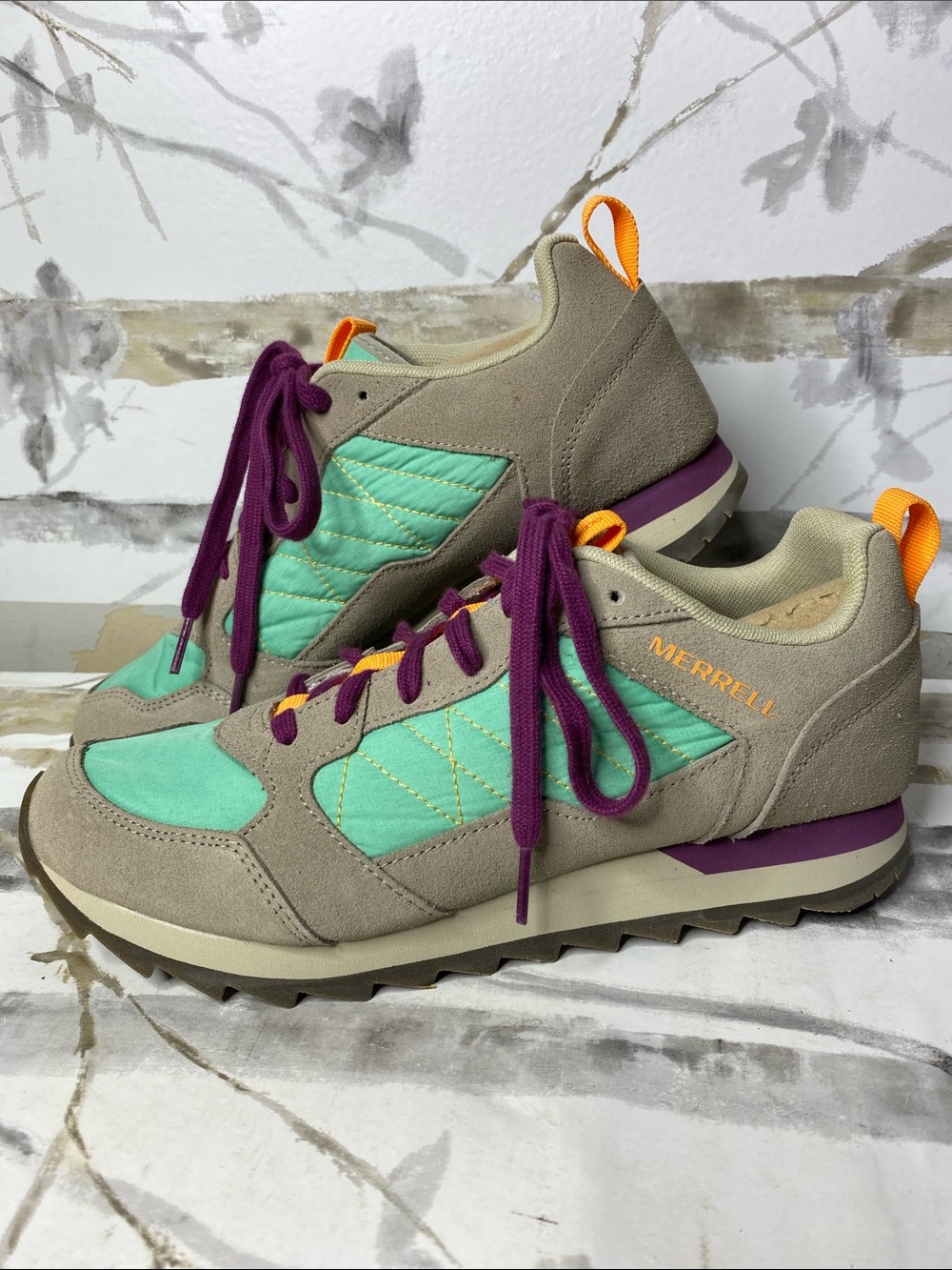 Merrell Alpine Sneakers Moon/Mint View 2